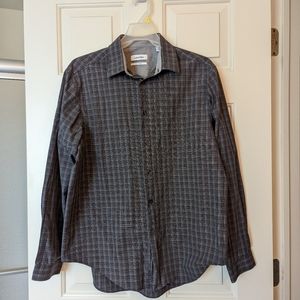 Calvin Klein plaid button up